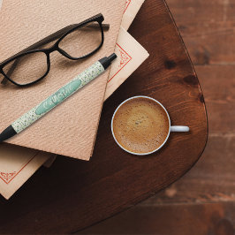 Vintag Inspiriert Creme Floral Personalisierter Pe Kugelschreiber