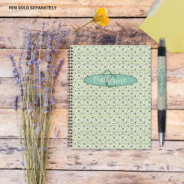 Vintag Inspiriert elegantes Cream Floral-Notebook Notizbuch