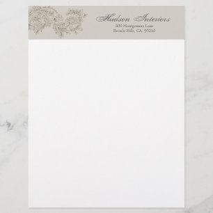 Vintag Inspiriert Letterhead Briefkopf