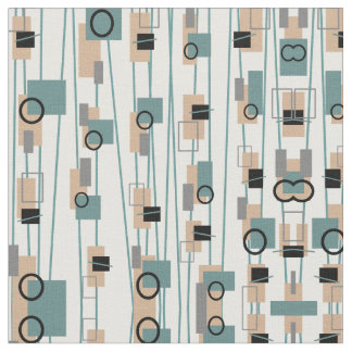 Vintag Inspiriert MidCentury Modernes Retro Stoff