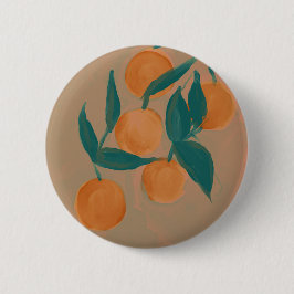 Vintag Inspiriert Orange Tree Garden Button