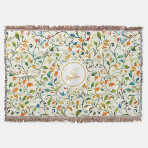 Vintag Inspiriert Paisley Leaf Muster (2) Decke
