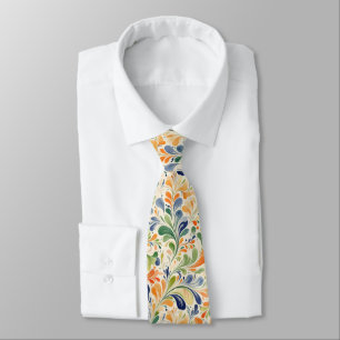 Vintag Inspiriert Paisley Leaf Muster (4) Krawatte