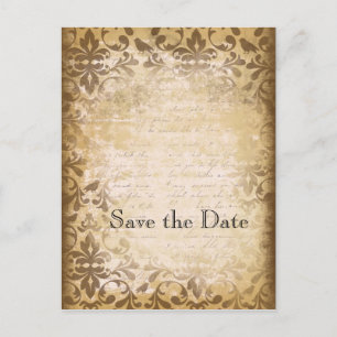 Vintag Inspiriert Save the Date Postkarten