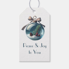 Vintag Inspiriert Weihnachtsfeiertage Geschenkanhänger