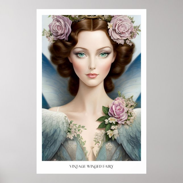 Vintag Inspiriert Winged Fairy Poster (Vorne)