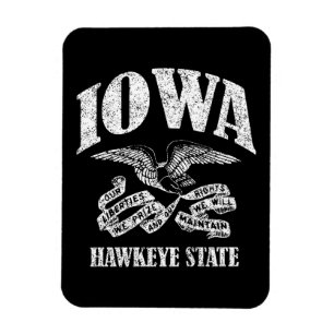 Vintag Iowa Magnet