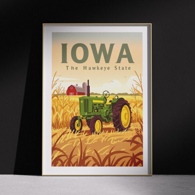 Vintag Iowa Poster (Von Creator hochgeladen)