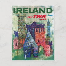 Vintag Irland 1960 Reiseplakat