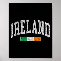 Vintag Irland Flaggen Irish Retrowback Mens Wo