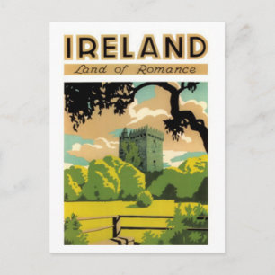 Vintag Irland - Postkarte
