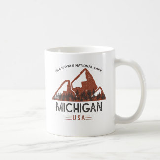 Vintag Isle Royale Nationalpark Michigan Kaffee Kaffeetasse