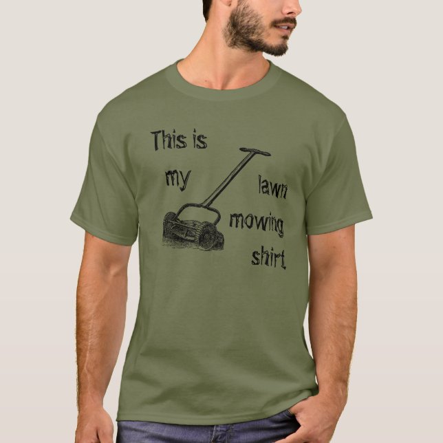 Vintag ist dieses mein mähender Shirt-T - Shirt (Vorderseite)