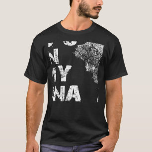 Vintag ist es in meiner DNA Armenien Kontur Karte  T-Shirt