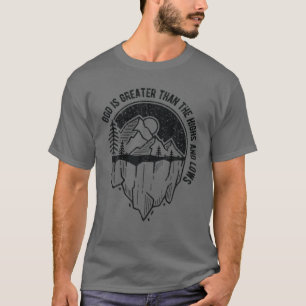 Vintag ist Gott größer als die Höhen und Tiefen T-Shirt