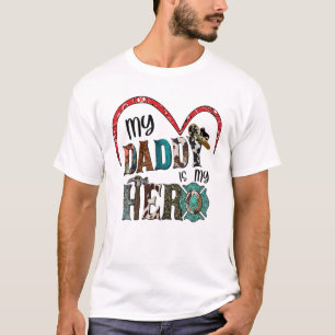 Vintag ist mein Papa mein Held, das beste Vater-Ko T-Shirt