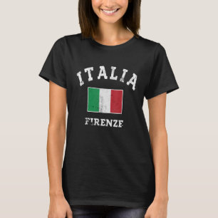 Vintag Italia Firenze Italia Souvenir Florenz I T-Shirt