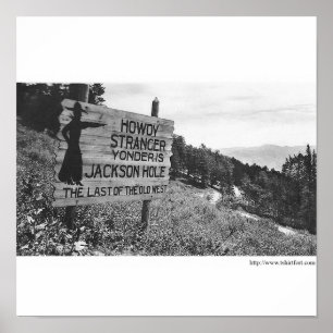 Vintag Jackson Hole Poster