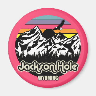 Vintag Jackson Hole Wyoming Magnet