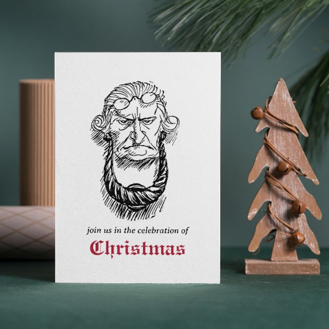 Vintag Jacob Marley Dickens A Christmas Carol Einladung (Von Creator hochgeladen)