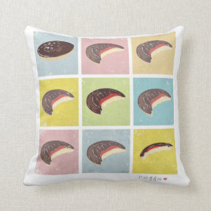 Vintag Jaffa Cakes Pillow Kissen