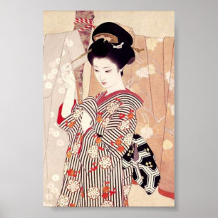 Vintag Japanisch Art Shimura Tatsumi Poster