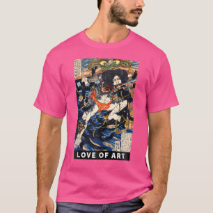 Vintag Japanisch Samurai Punk Goth Streetwear Aest T-Shirt