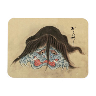 Vintag Japanisch Yokai Otoroshi Magnet