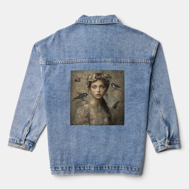 Vintag Jeansjacke (Rückseite)