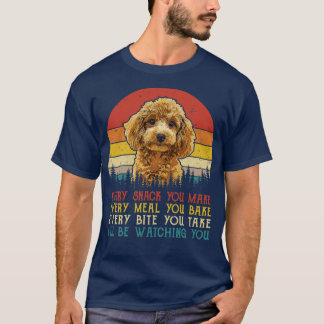 Vintag jeden Snack, den Sie machen, jedes Essen, d T-Shirt