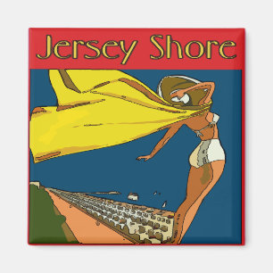Vintag Jersey Shore Magnet