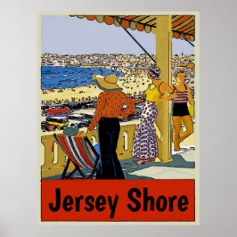 Vintag Jersey Shore Poster
