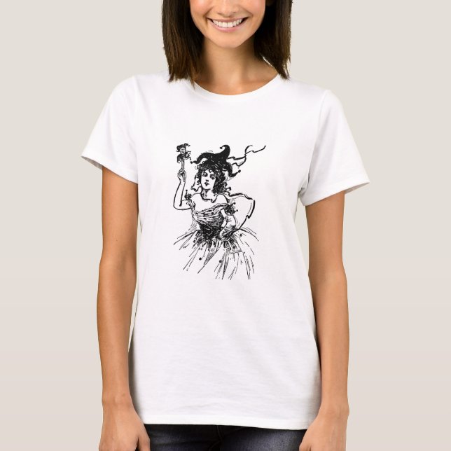 Vintag Jester Lady T-Shirt (Vorderseite)