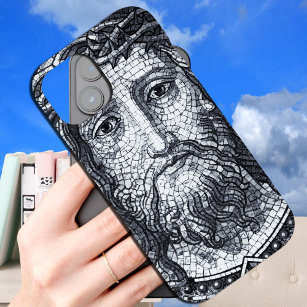 Vintag Jesus Christus Mosaik / Liebesretter Case-Mate iPhone Hülle