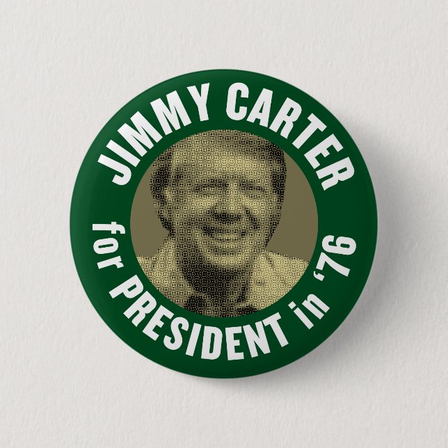 Vintag Jimmy Carter 1976 Button (Vorderseite)