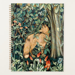 Vintag John Dearle "Greenery" - Blume und Fuchs vo Planer