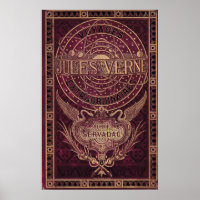 Vintag Jules Vern "Steampunk Cover Art"