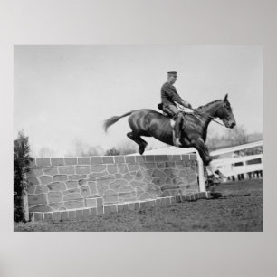 Vintag Jumping Horse Circa 1911 Poster