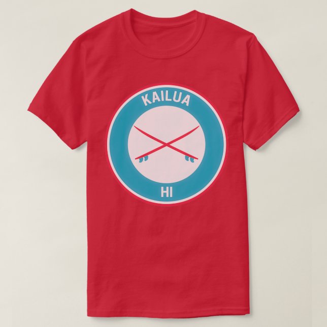 Vintag Kailua Hawaii T-Shirt (Design vorne)