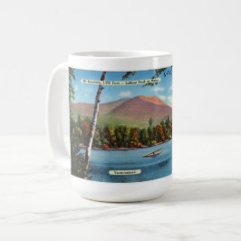 Vintag Katahdin Postcard Kaffeetasse