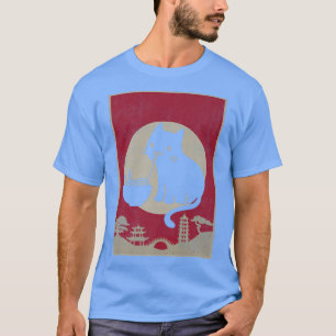 Vintag Kawaii Cat Ramen Anime Japanisches Geschenk T-Shirt