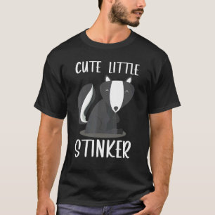 Vintag kein Hugger Skunk Niedlicher Stinker T-Shirt