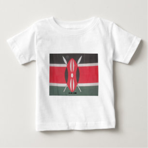 Vintag Kenya Flag Harambe Design Baby T-shirt