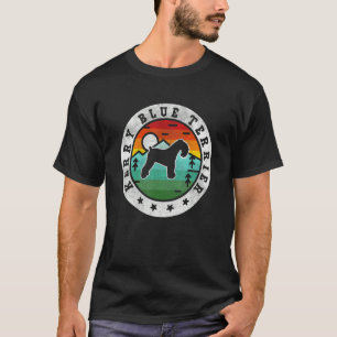 Vintag Kerry Blue Terrier Retro Dog Mama Vater T-Shirt