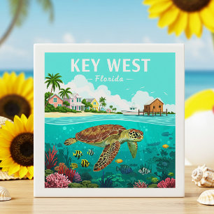 Vintag Key West Florida Fliese
