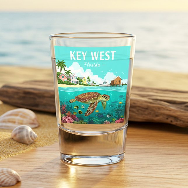 Vintag Key West Florida Schnapsglas (Von Creator hochgeladen)