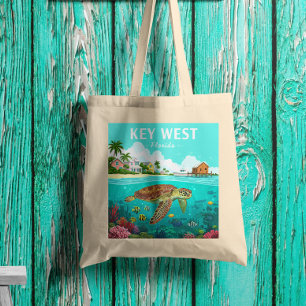 Vintag Key West Florida Tragetasche