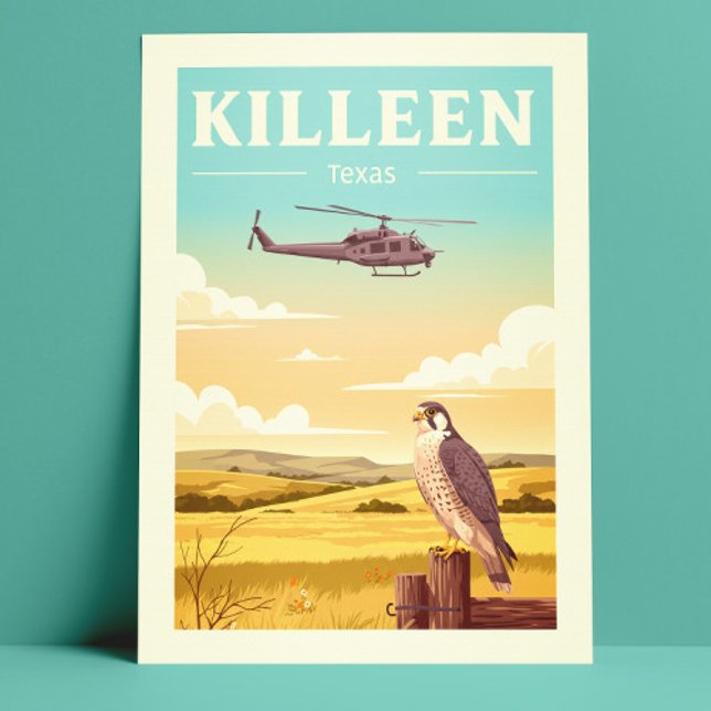 Vintag Killeen Texas Postkarte (Von Creator hochgeladen)