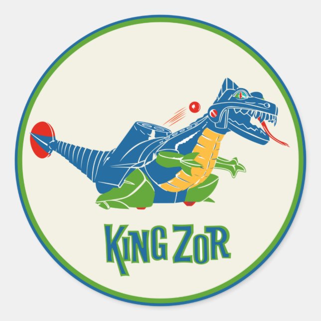 Vintag King Zor Toy Sticker (Vorderseite)