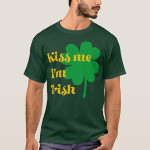Vintag Kiss Me Im Irish St Patricks Day T-Shirt